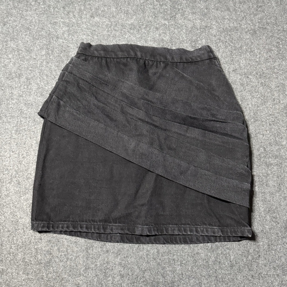 IRO Massai Pleated Draped Bandage Mini Skirt Size 36 Grunge Whimsy City Designer